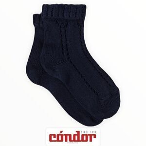 CONDOR | Blue | Basic Knit Navy Short Socks